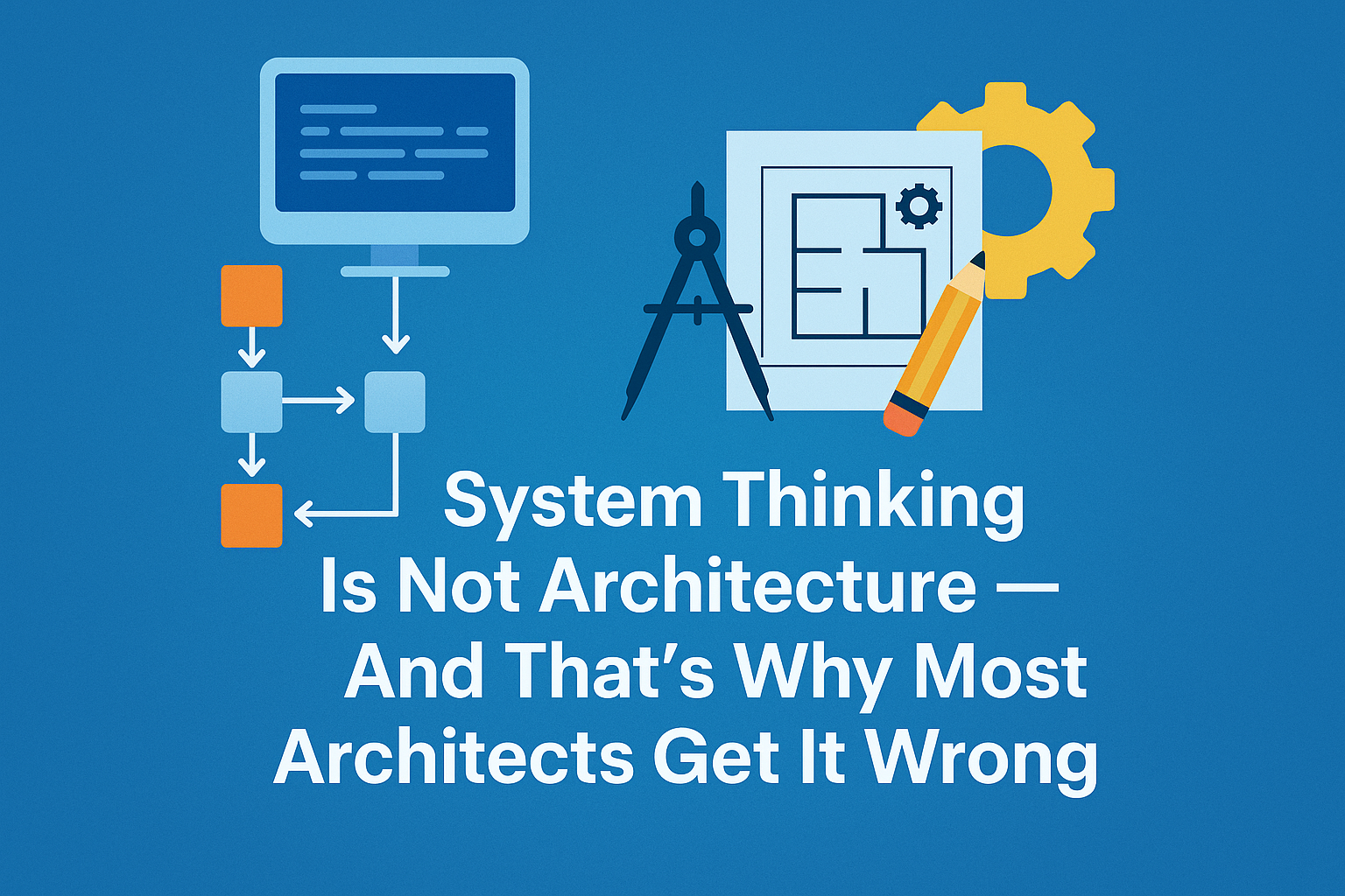 System Thinking Is Not Architecture — And That’s Why Most Architects Get It Wrong