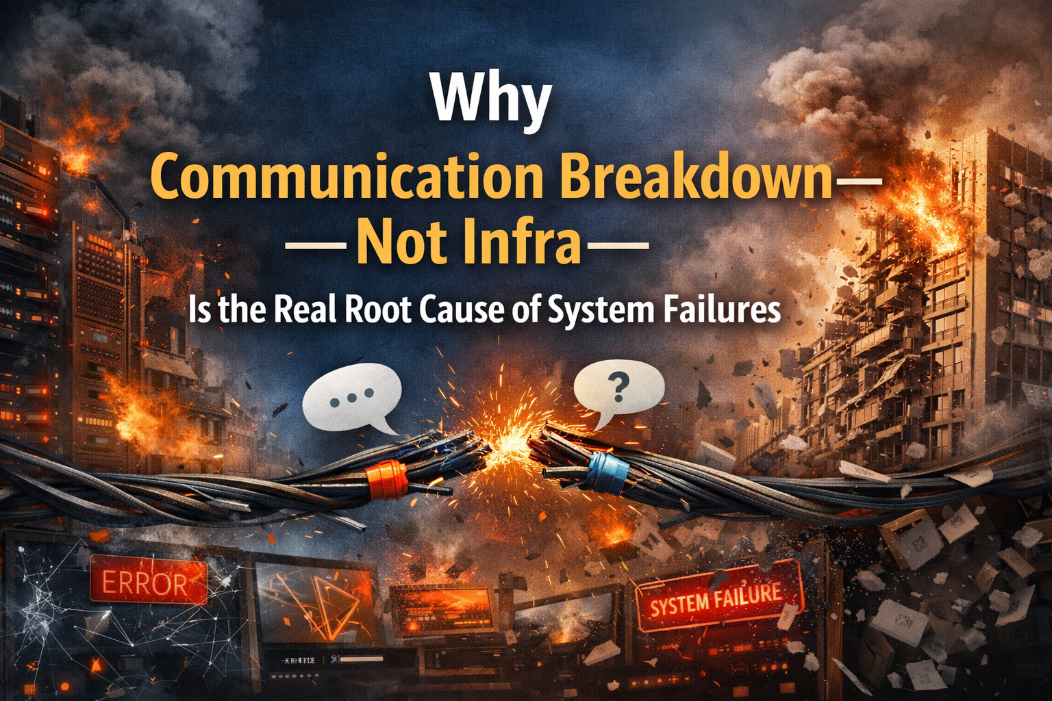 Why Communication Breakdown — Not Infra — Is the Real Root Cause of System Failures