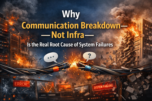 Why Communication Breakdown — Not Infra — Is the Real Root Cause of System Failures